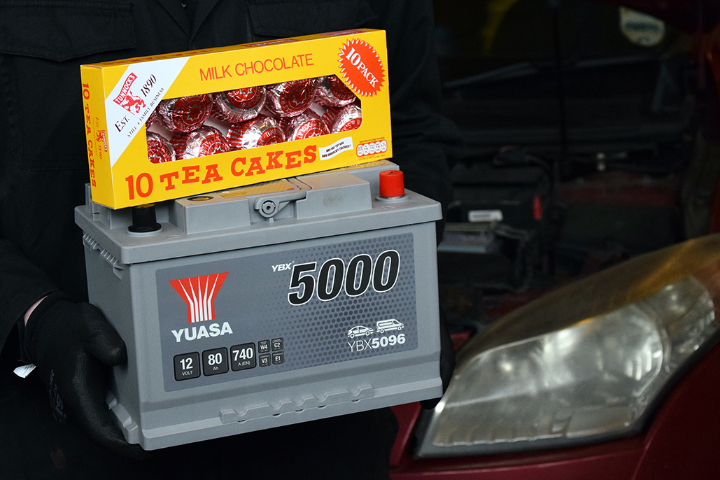 Free Tunnock’s Tea Cakes and a chance to win a £100 JustEat voucher with GS Yuasa batteries