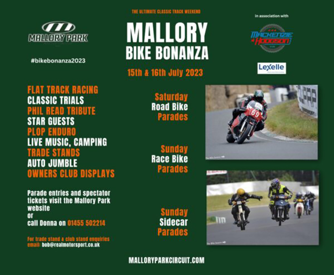 Mallory Bike Bonanza replaces Festival of 1000 Bikes