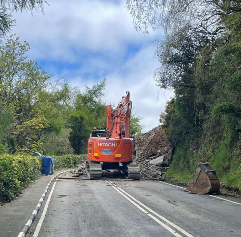 Waterworks landslip a concern ahead of TT 2023. thumbnail