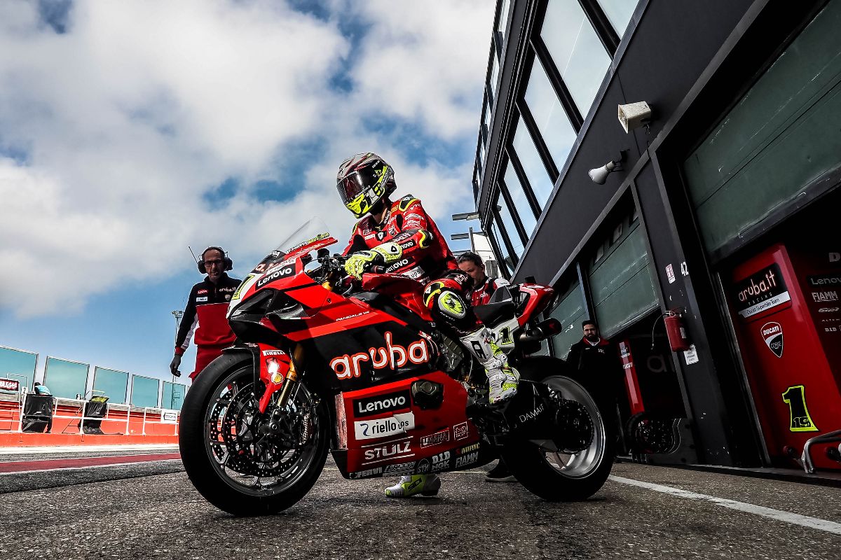 Worldsbk Supported Test Ends With Ducati 1-2 In Misano