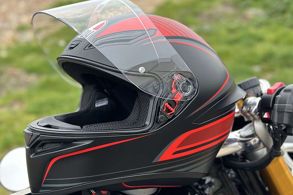 Agv K1 - Warmup Matt Black / Red