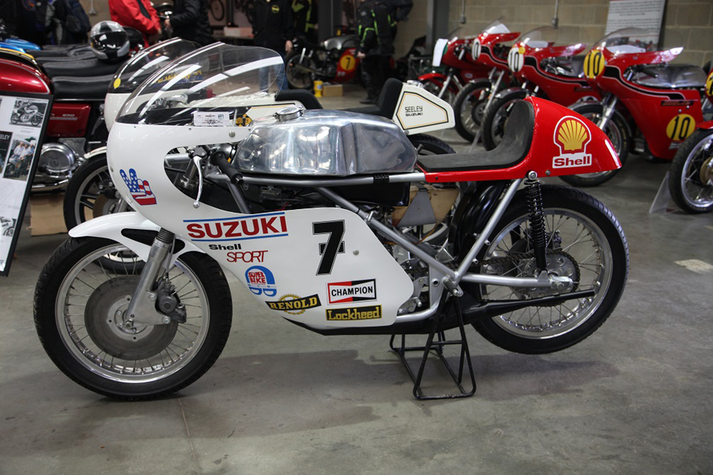 Classic Suzukis at Ardingly Summer Bike Show