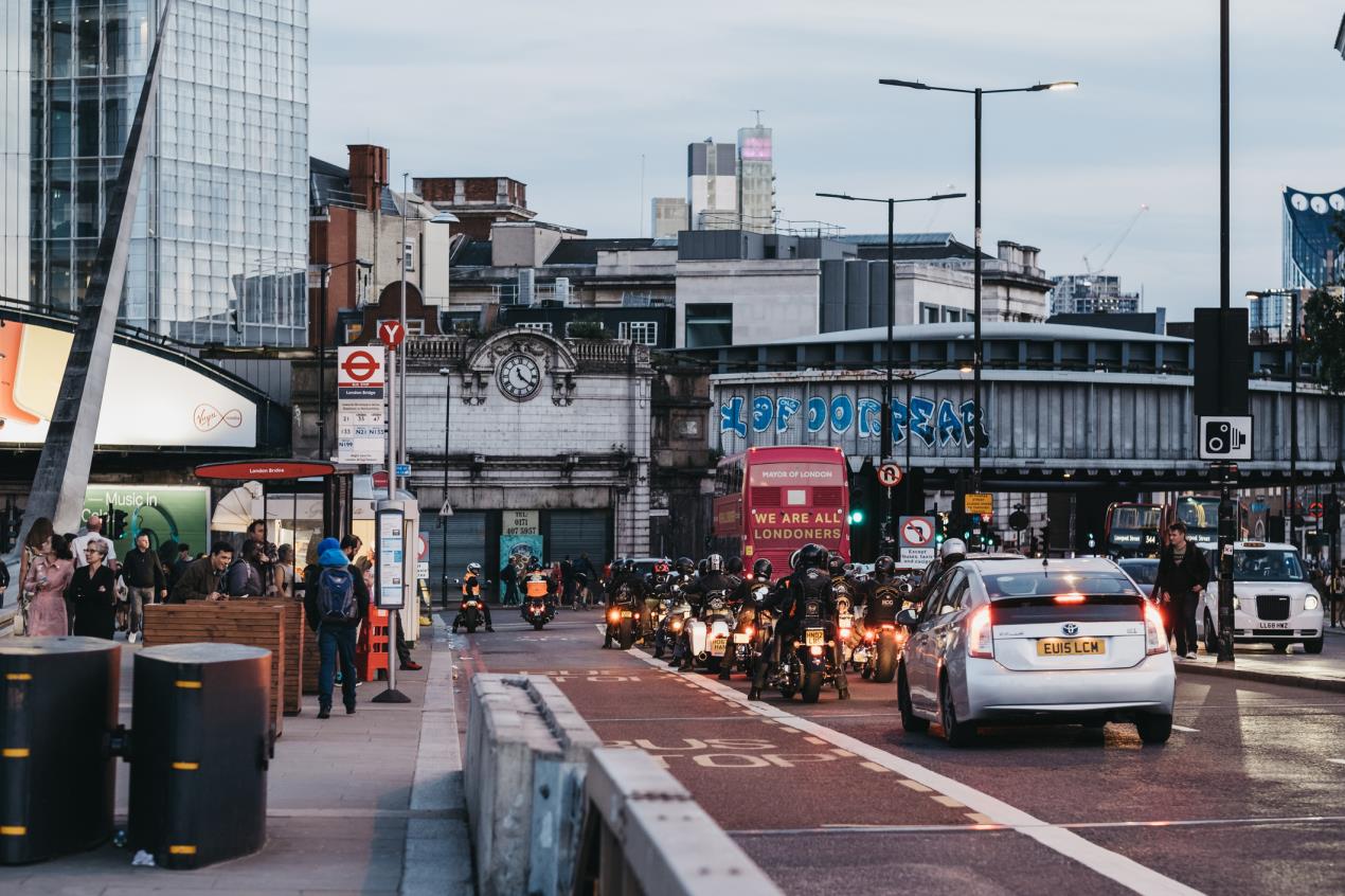 Could motorcycles help solve traffic congestion and poor air quality in Britain’s cities?