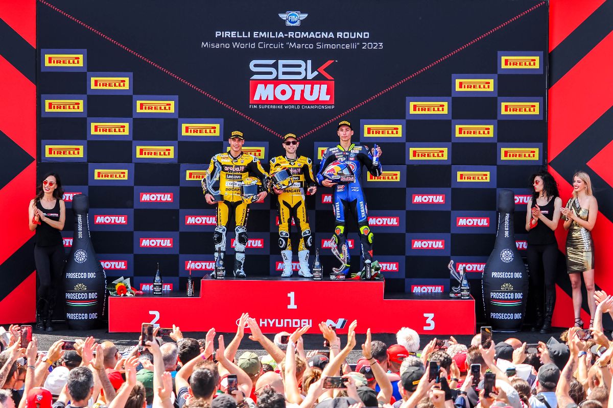 "giallo Ducati" Makes A Triumphant Return To Worldsbk In Misano