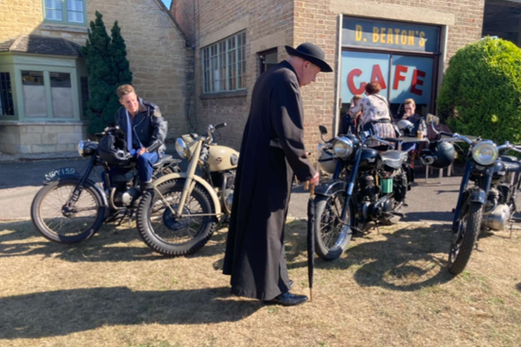 A Motorcycle From The BBC TV Series ‘Father Brown’ is For Sale