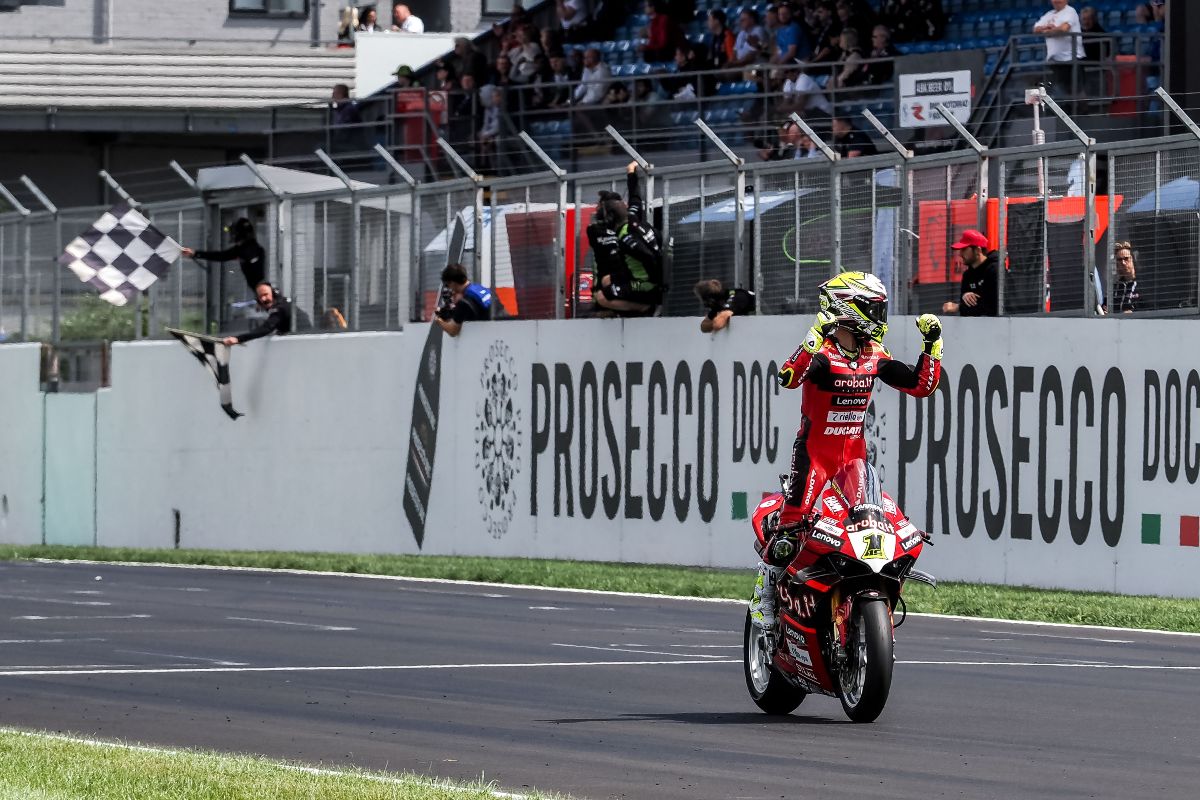 Bautista Ends Ducati's Donington Park Drought With Race 1 Win