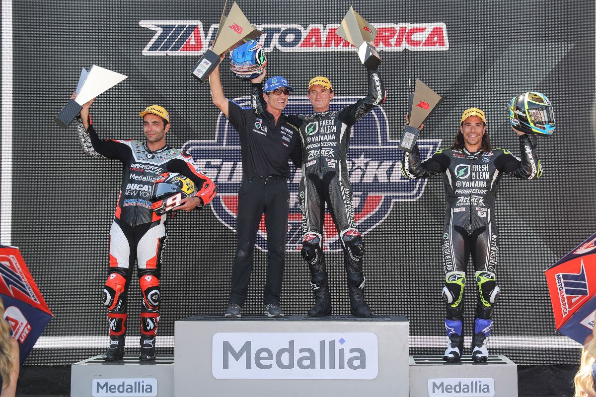 Gagne Perfect In Monterey, Takes Over Motoamerica Medallia Superbike Points Lead