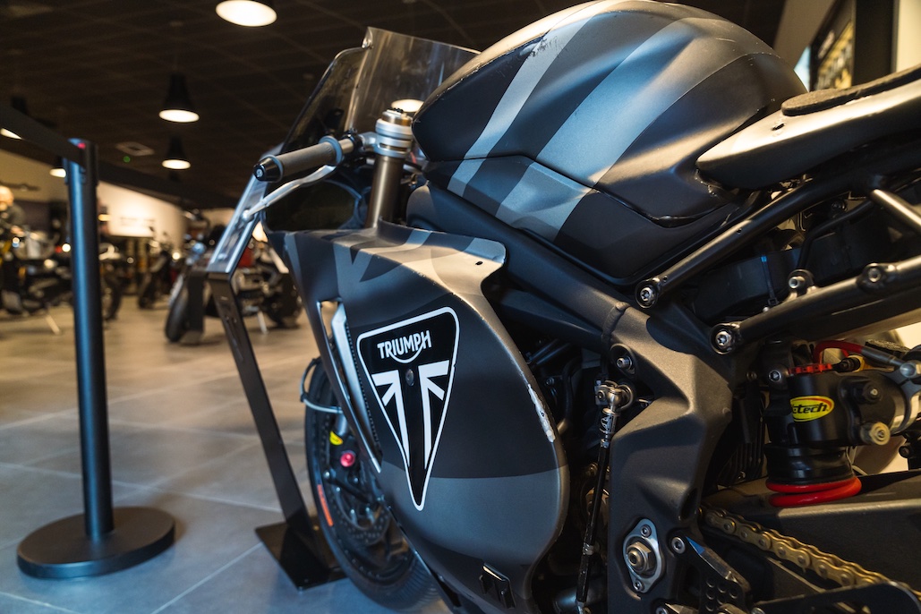 New Triumph Showroom Opening In Edinburgh