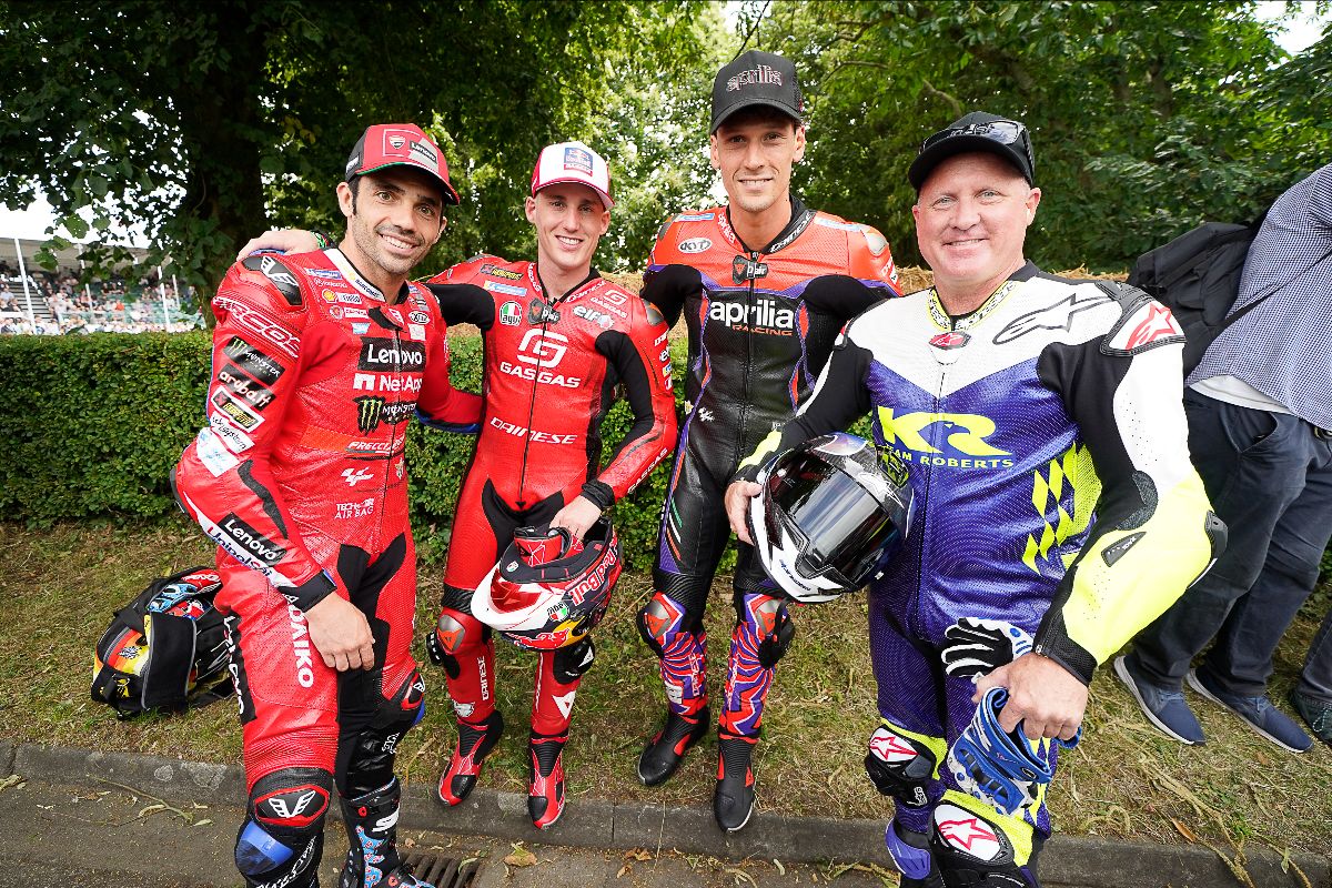 ... And We're Off! Motogp Gets First Taste Of 2023 Goodwood Festival Of Speed