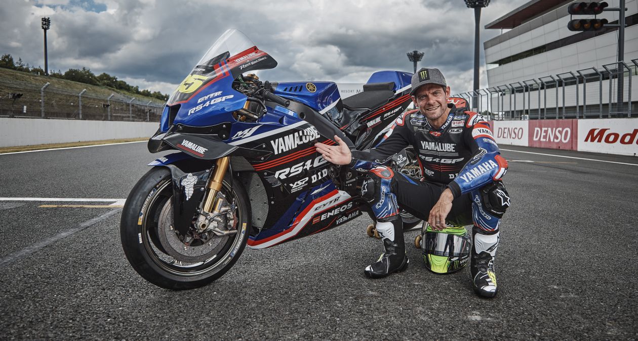 Crutchlow Shows Off Yamalube Rs4gp Racing Team Yzr-m1