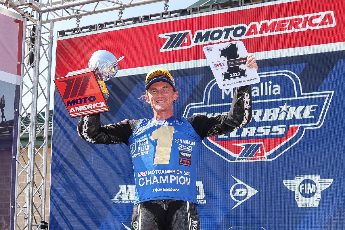 Gagne Wins His Third Straight MotoAmerica Medallia Superbike Title