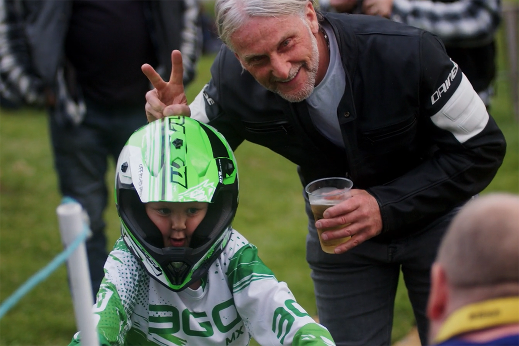 Legendary Racer Carl Fogarty Makes Surprise Visit To Popular Bike Meet-up