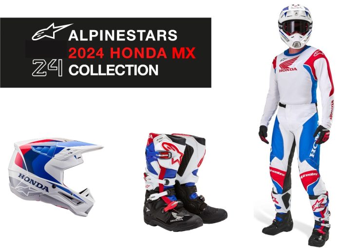 Alpinestars Launches The 2024 Mx Honda Gear Providing Honda Fans With Top Level Protection