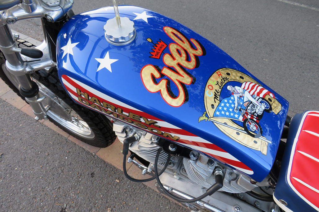 Exact Copy Of Evel Knievel's Jump Bike - A Nine Year Old Boy's Dream Made Reality