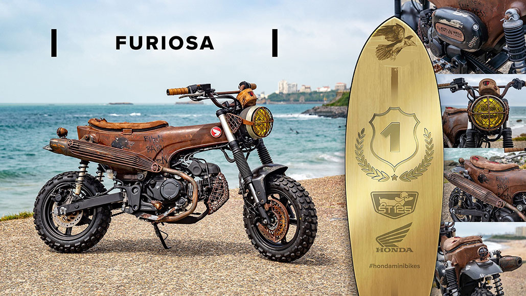 Portugal’s Customised Dax ‘furiosa’ Named As The 2023 Honda Customs Winner