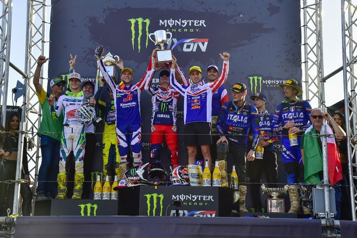 TEAM FRANCE ON TOP OF THE WORLD AT MONSTER ENERGY FIM MOTOCROSS OF NATIONS