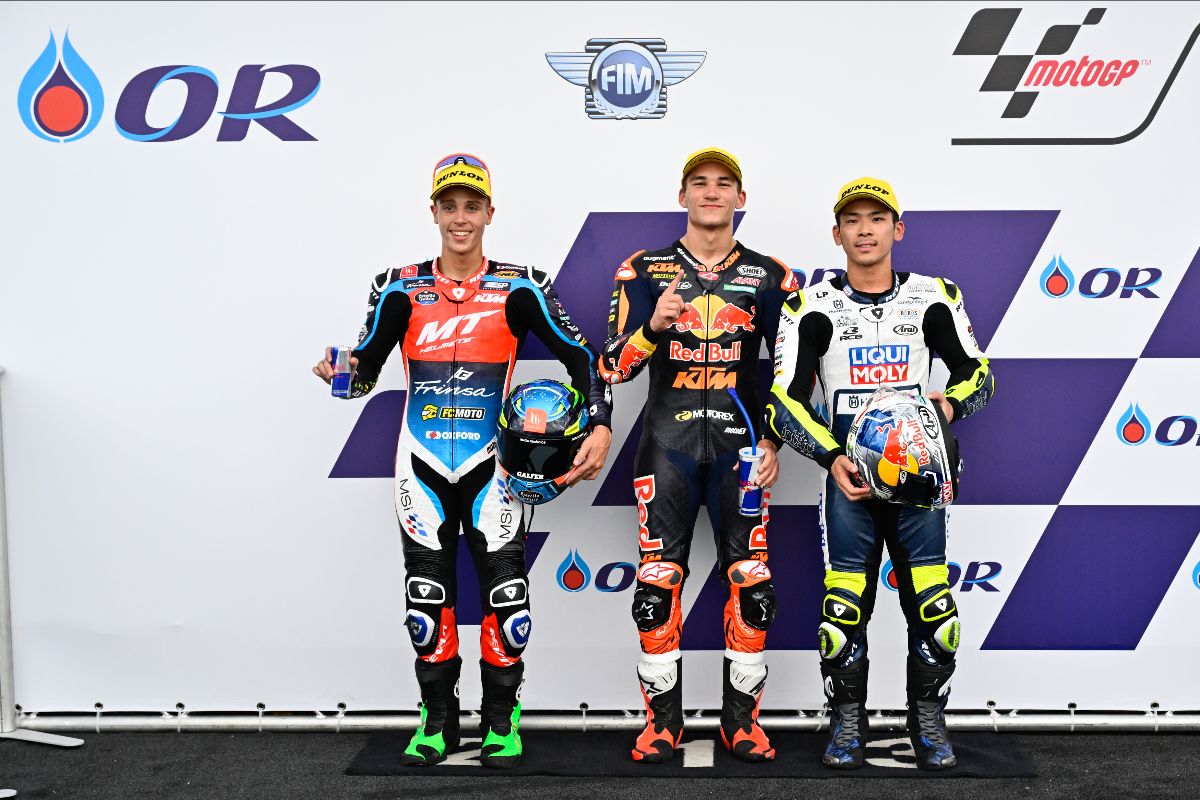 Öncü, Moreira, Sasaki: Front Row Covered By Just 0.058 In Moto3