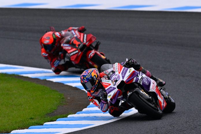 Three Points In It As Martin Outpaces Pecco In The Rain