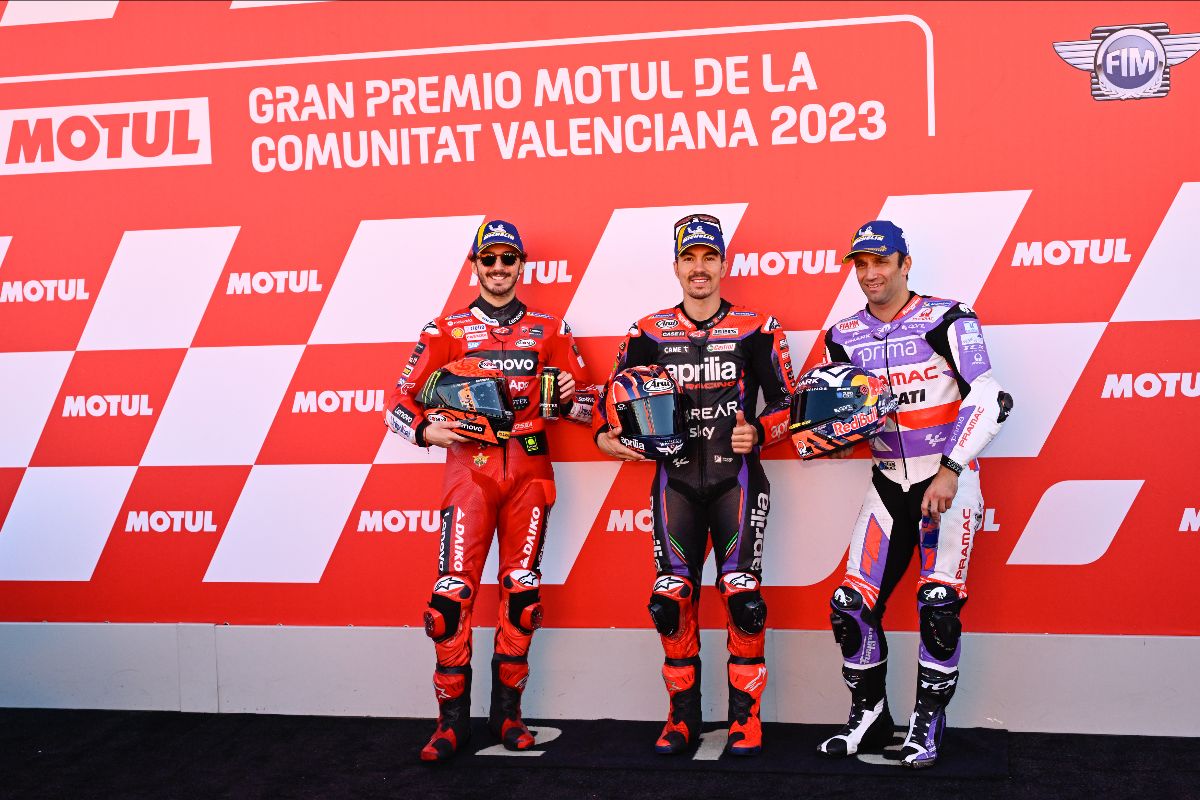 Bagnaia Second, Martin Sixth As Viñales Sets Stunning New Lap Record For Pole