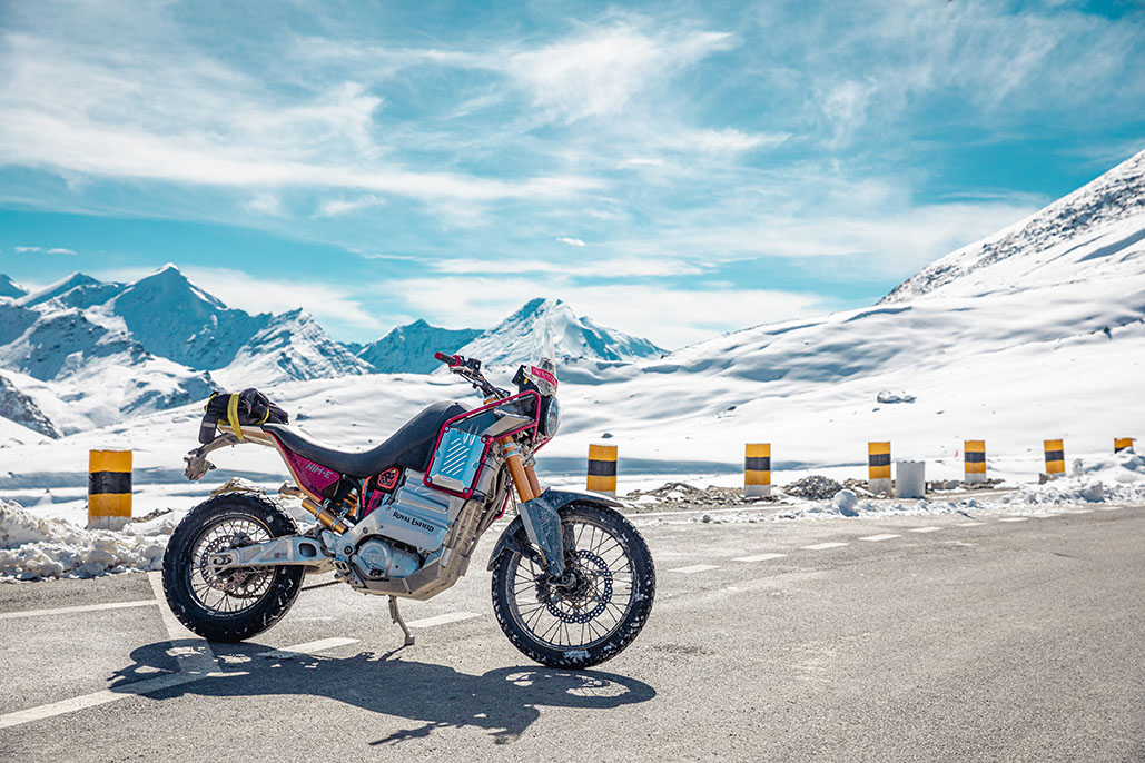 Royal Enfield Presents The Electric Himalayan Testbed At Eicma