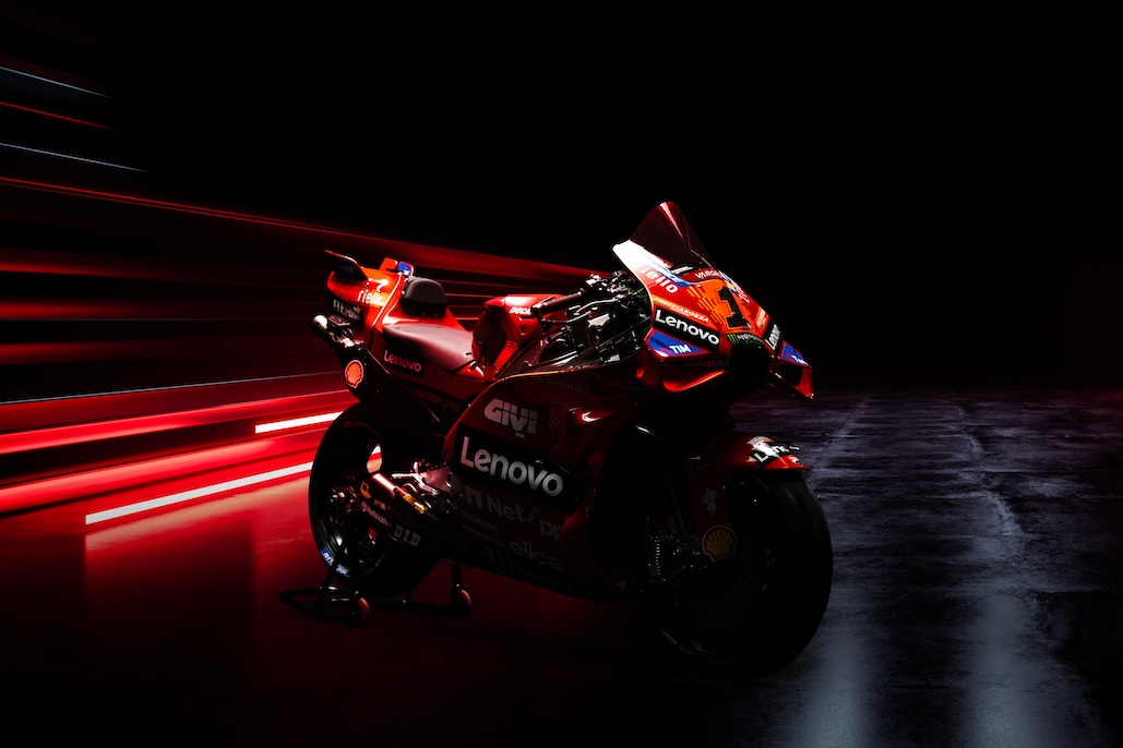 Ducati Lenovo Team Unveils 2024 Livery In Madonna Di Campiglio