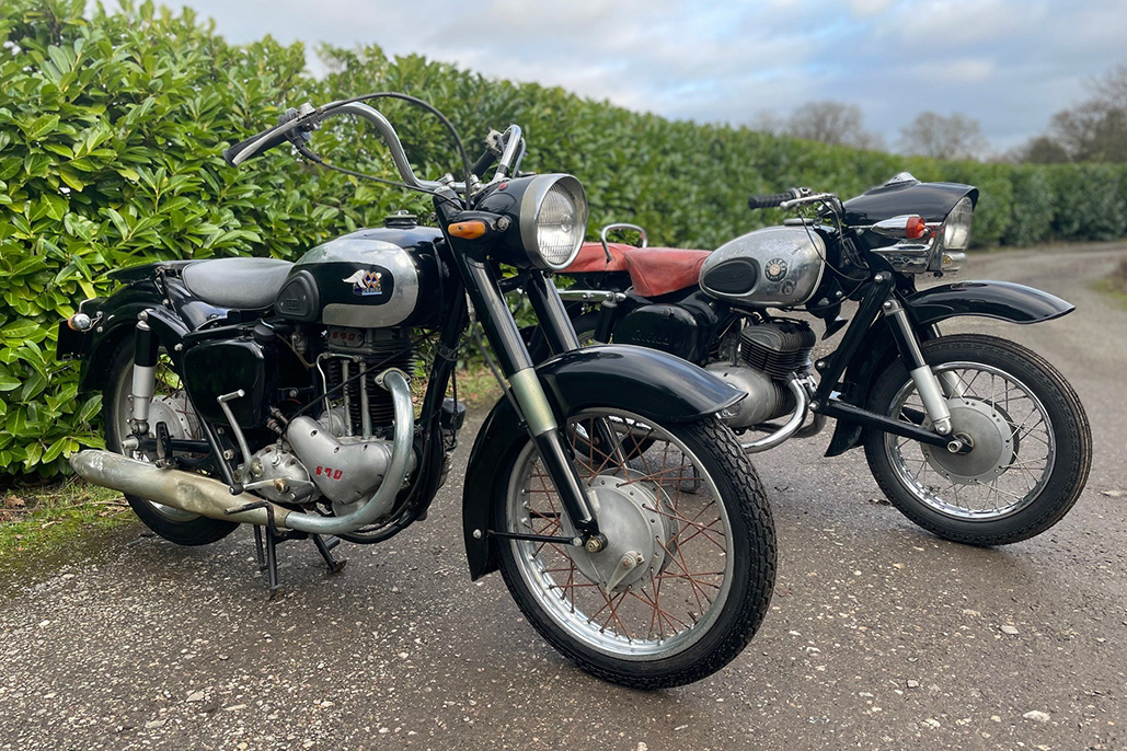 Two Exceptionally Rare Pioneer Japanese Motorcycles For Sale