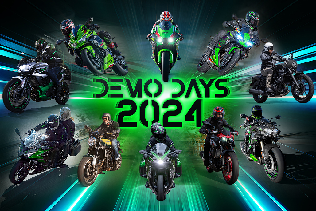 The popular Kawasaki Dealer Demo Days return for 2024