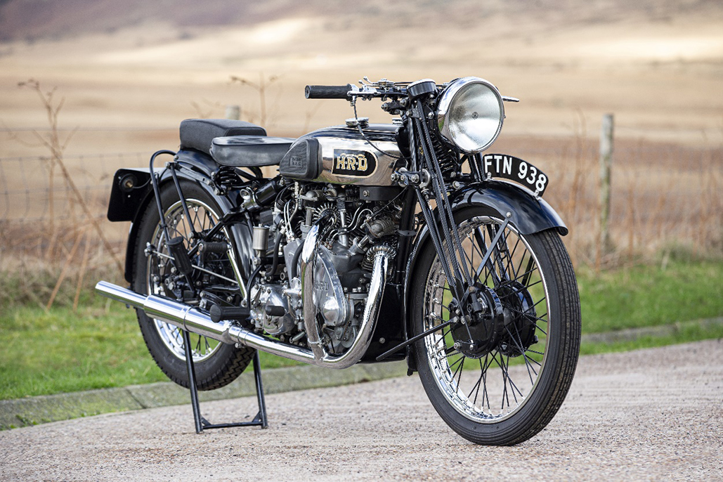 An Ultra-Rare 1938 Vincent-HRD Series-A Rapide To Be Sold
