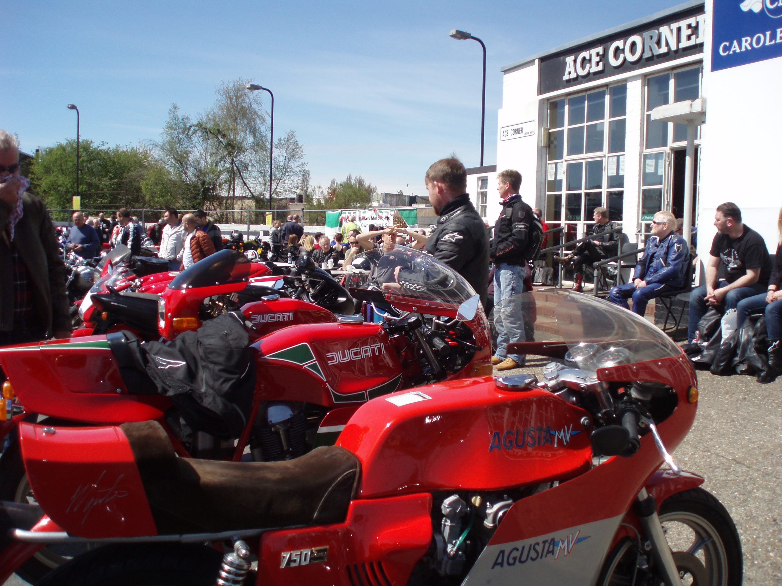Italian Bike Day With Imoc At The Ace Cafe London