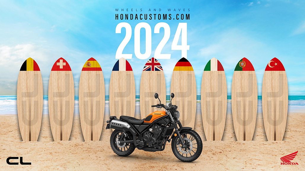 Honda arrives in style at Wheels and Waves 2024