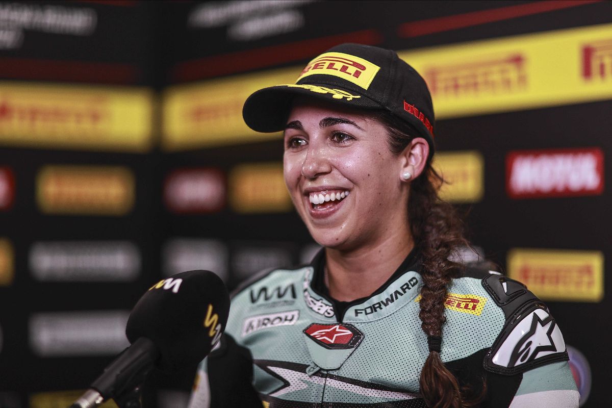 Maria Herrera takes the inaugural WorldWCR pole at Misano