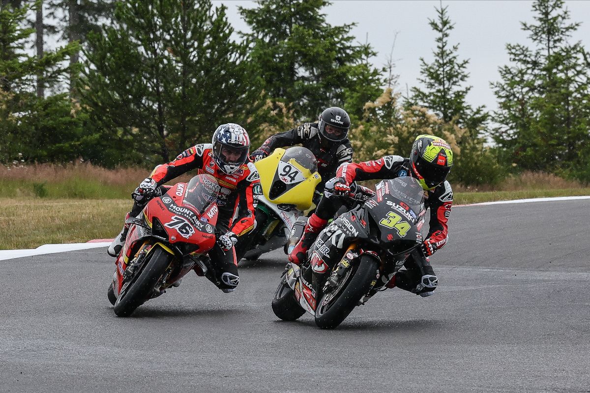 Splish-splash It’s Petersen Over Gagne In Wet Ridge Race One