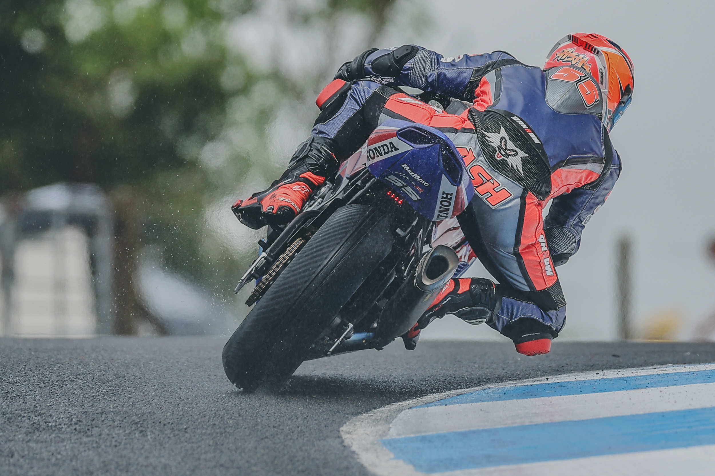 Wet And Wild: Riders Brave Tricky Conditions In Free Practice Sessions At Knockhill Racing Circuit For Round 4 Of The 2024 Bennetts British Superbike Championship