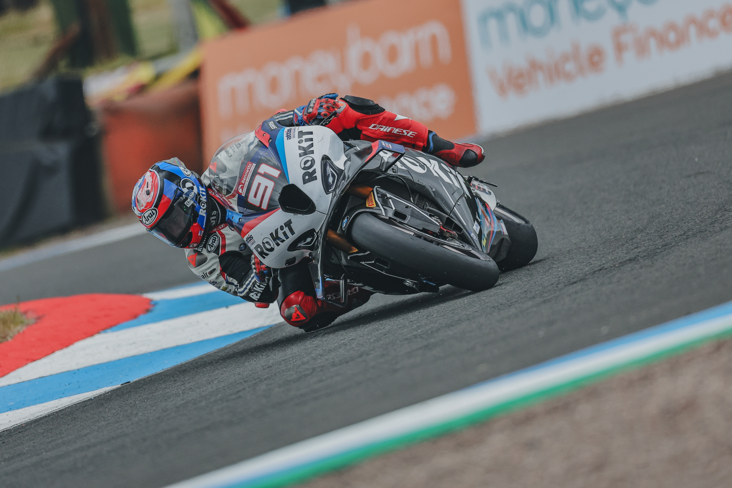 Wet And Wild: Riders Brave Tricky Conditions In Free Practice Sessions At Knockhill Racing Circuit For Round 4 Of The 2024 Bennetts British Superbike Championship