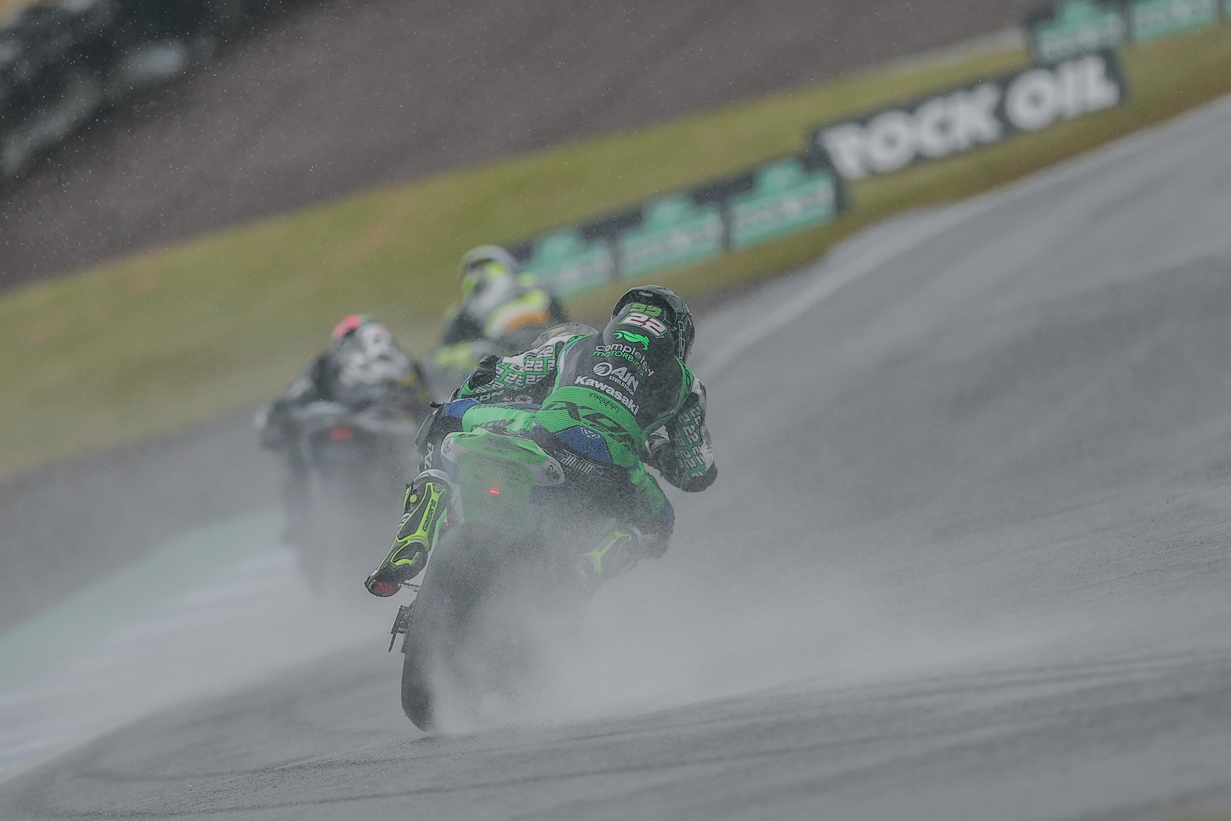 Wet And Wild: Riders Brave Tricky Conditions In Free Practice Sessions At Knockhill Racing Circuit For Round 4 Of The 2024 Bennetts British Superbike Championship