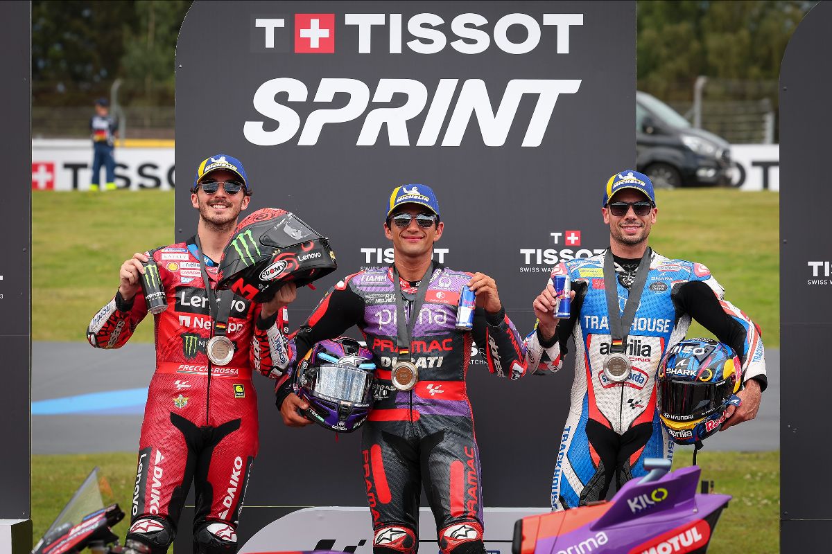 Martin Halts Bagnaia's Charge As Oliveira Claims Sprint Podium For Trackhouse