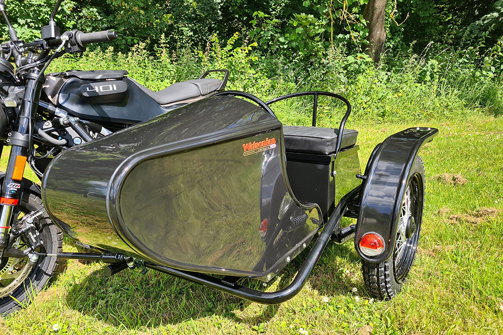 New Sidecar Pulled By A 'husky'