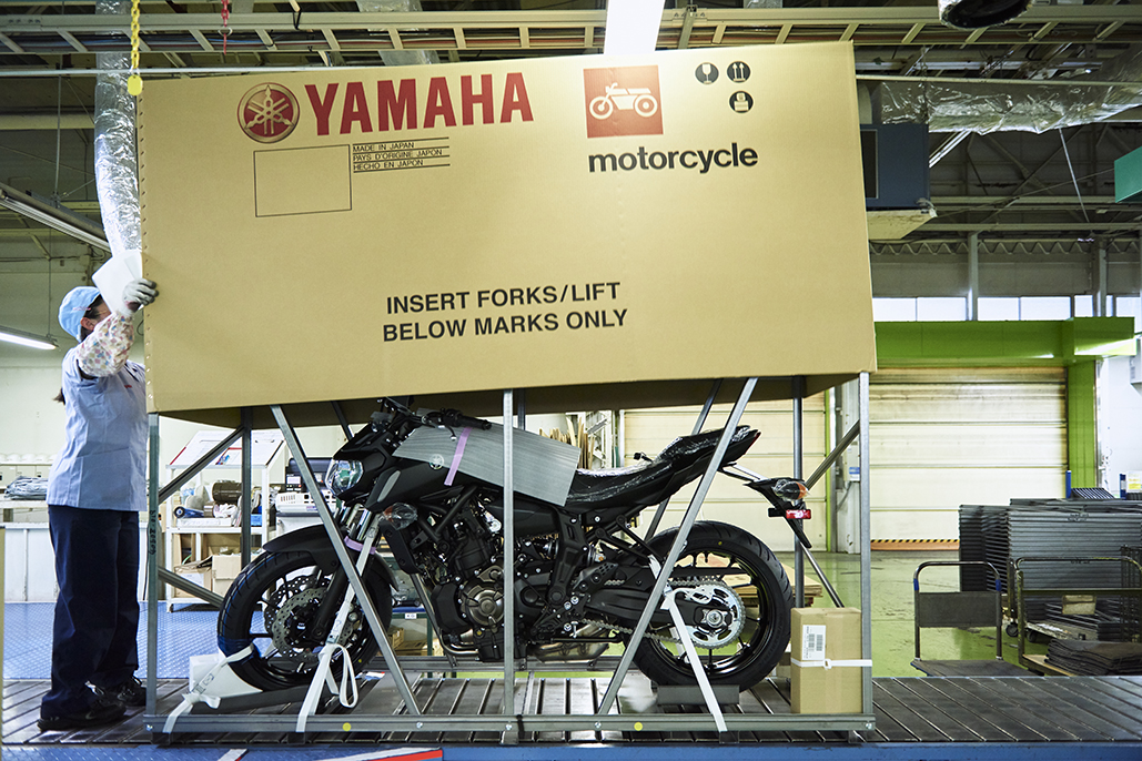 Yamaha Motor adopts low-carbon recycled steel for motorcycle packaging