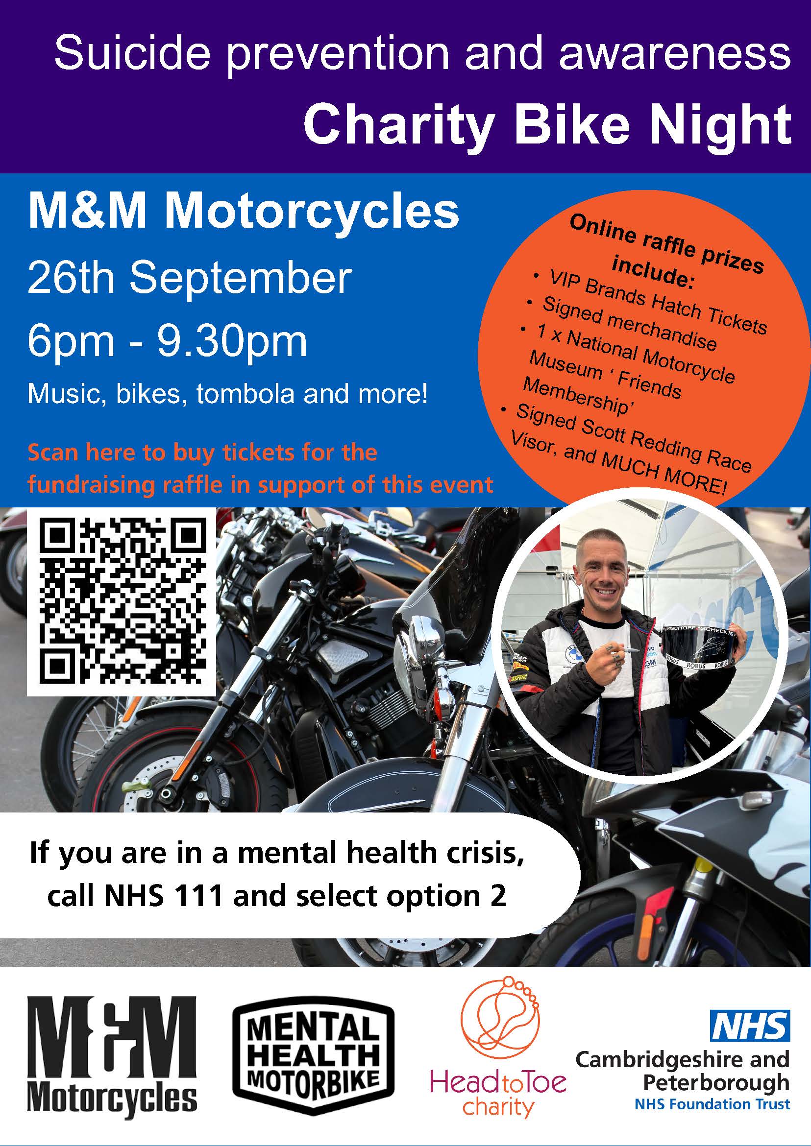 OMG Racing British Superbike Team to support World Suicide Prevention day