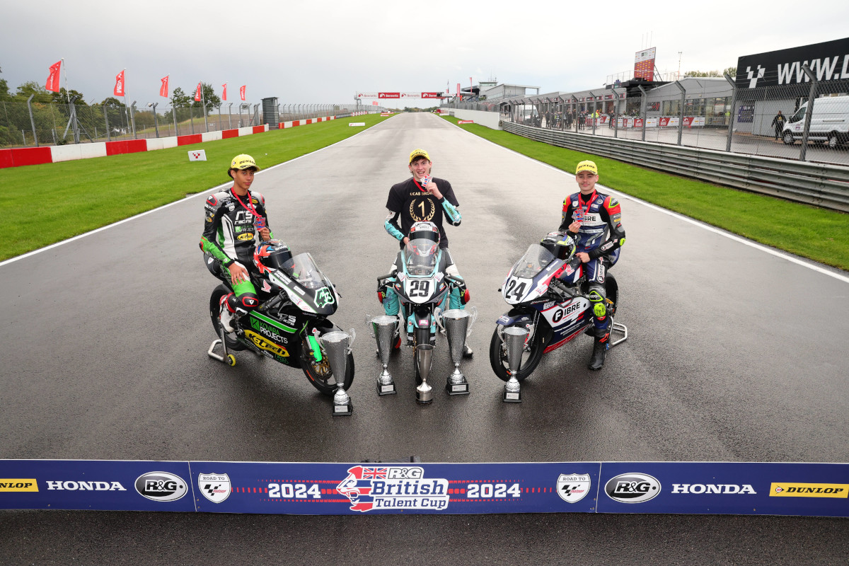 Brown Crowned Champion As R&g British Talent Cup Goes Down To The Wire At Donington