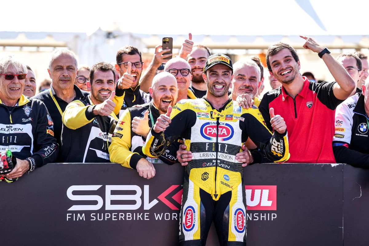 Iannone seals first WorldSBK victory in Aragon