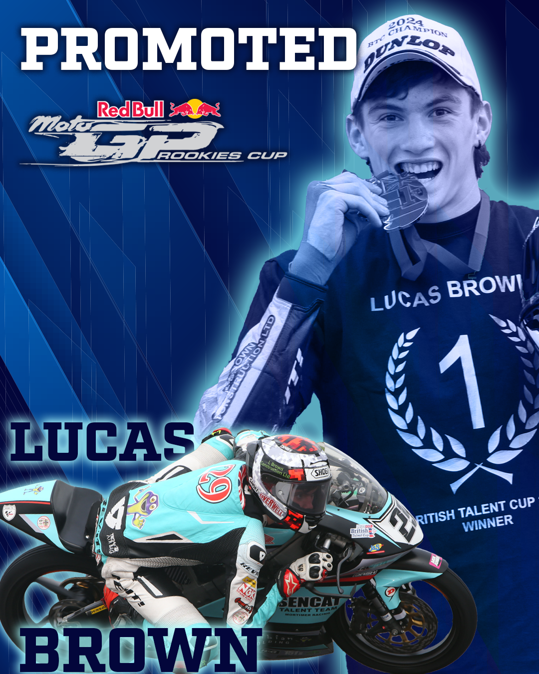 Lucas Brown Promoted To The Red Bull Motogp Rookies Cup