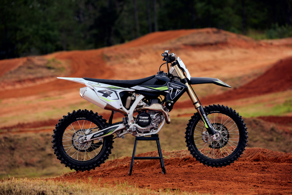 Triumph Launches New 450cc Motocross With Ricky Carmichael