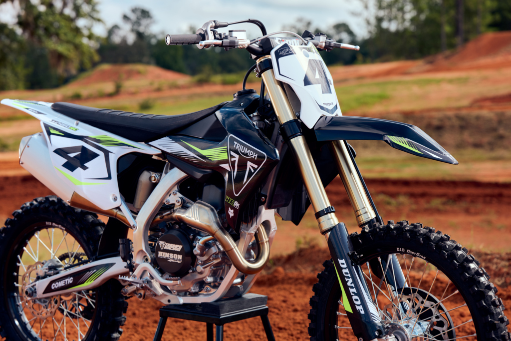 Triumph Launches New 450cc Motocross With Ricky Carmichael