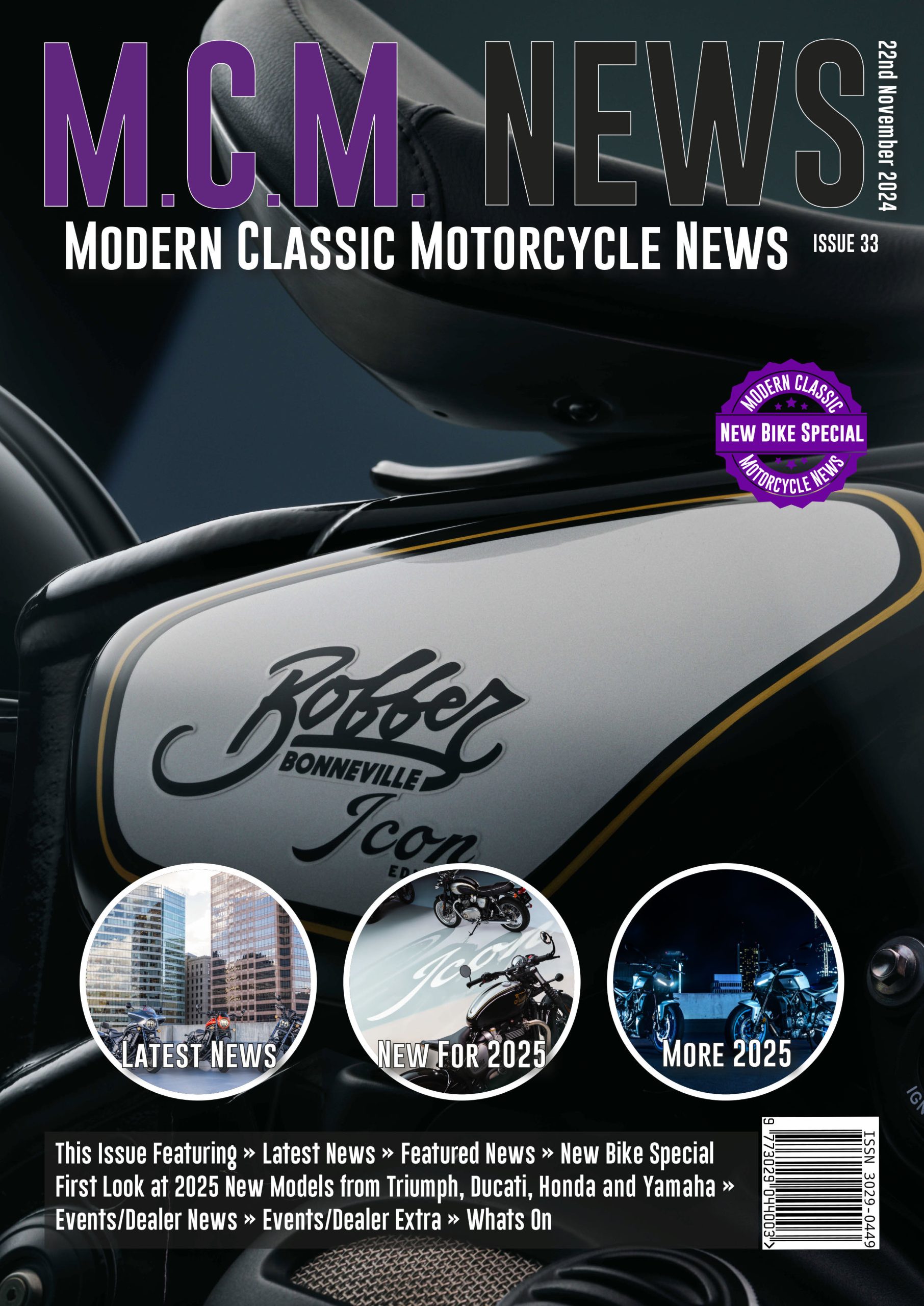 Just Dropped Issue 33 – Modern Classic Motorcycle News 1 Just Dropped Issue 33 – Modern Classic Motorcycle News