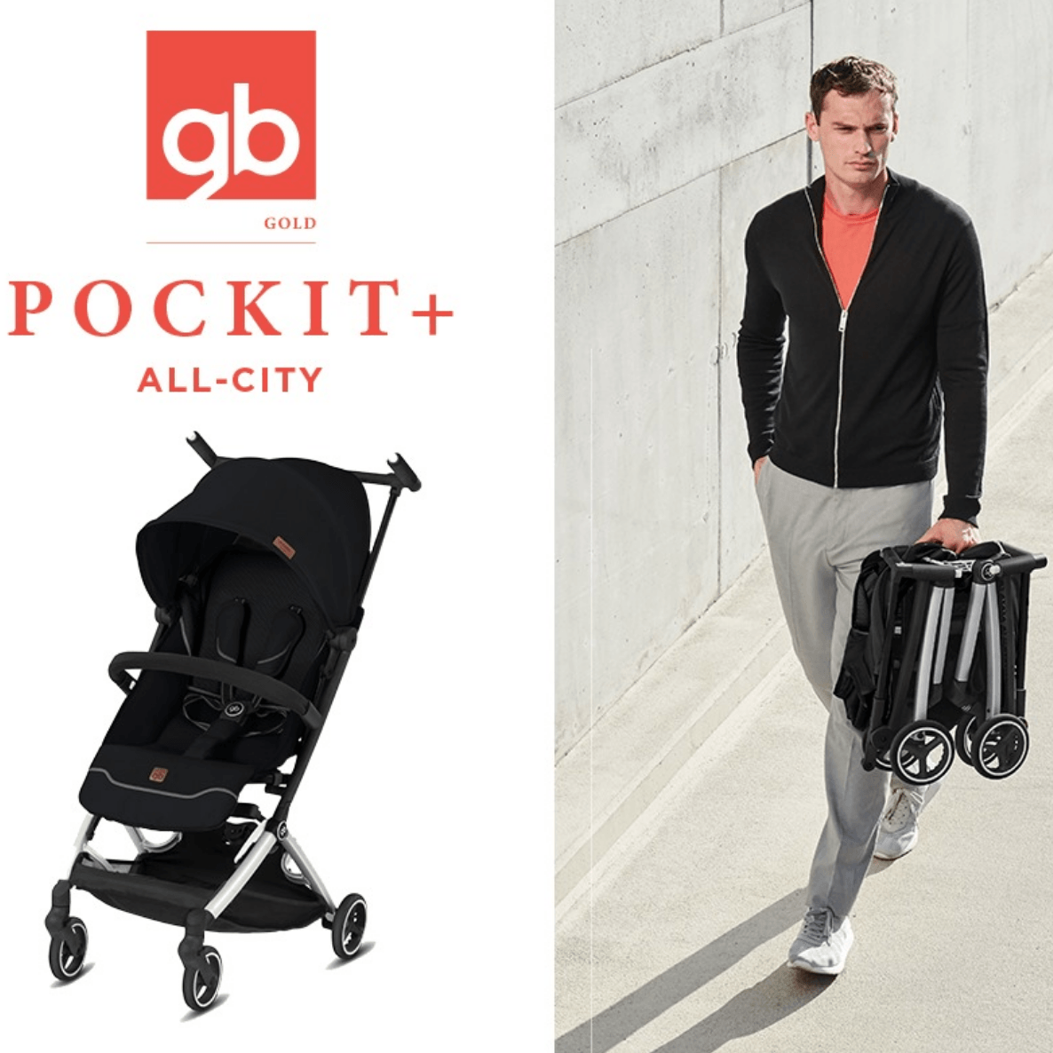 gb gold pockit future perfect stroller