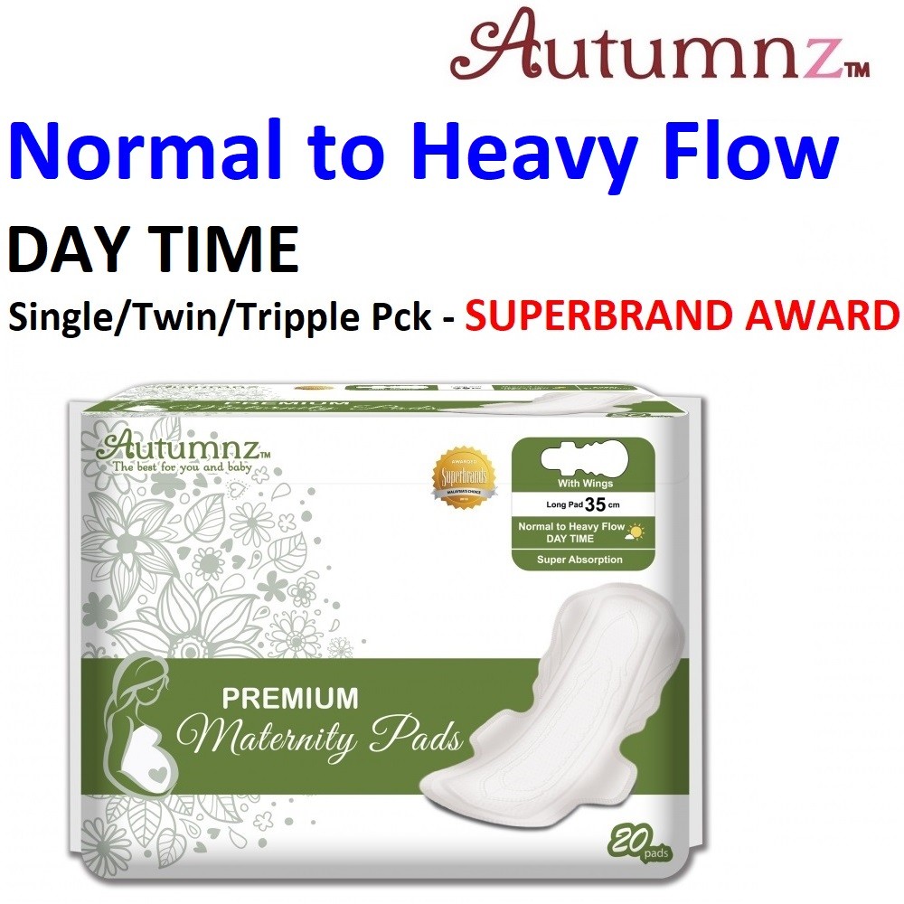 Autumnz Premium Maternity Pads, 35cm