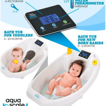 Aqua Baby Bath Tub Scale - Aquascale Baby Patent / 5.0 out ...