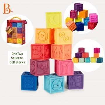 b toys soft blocks