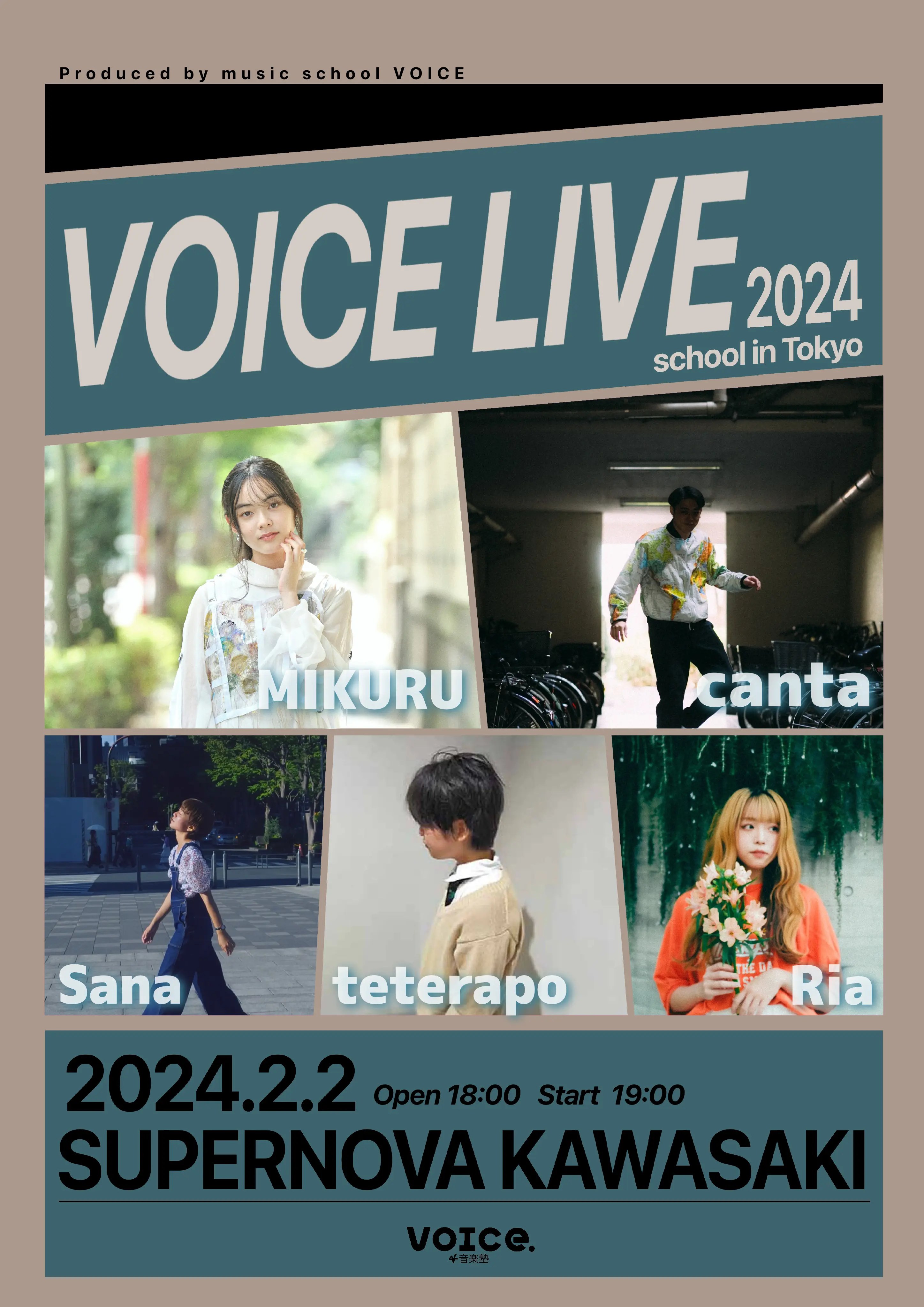 VOICE LIVE 2024 SUPERNOVA KAWASAKI OFFICIAL TICKET